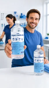 Garrafa Destill de água destilada 1L